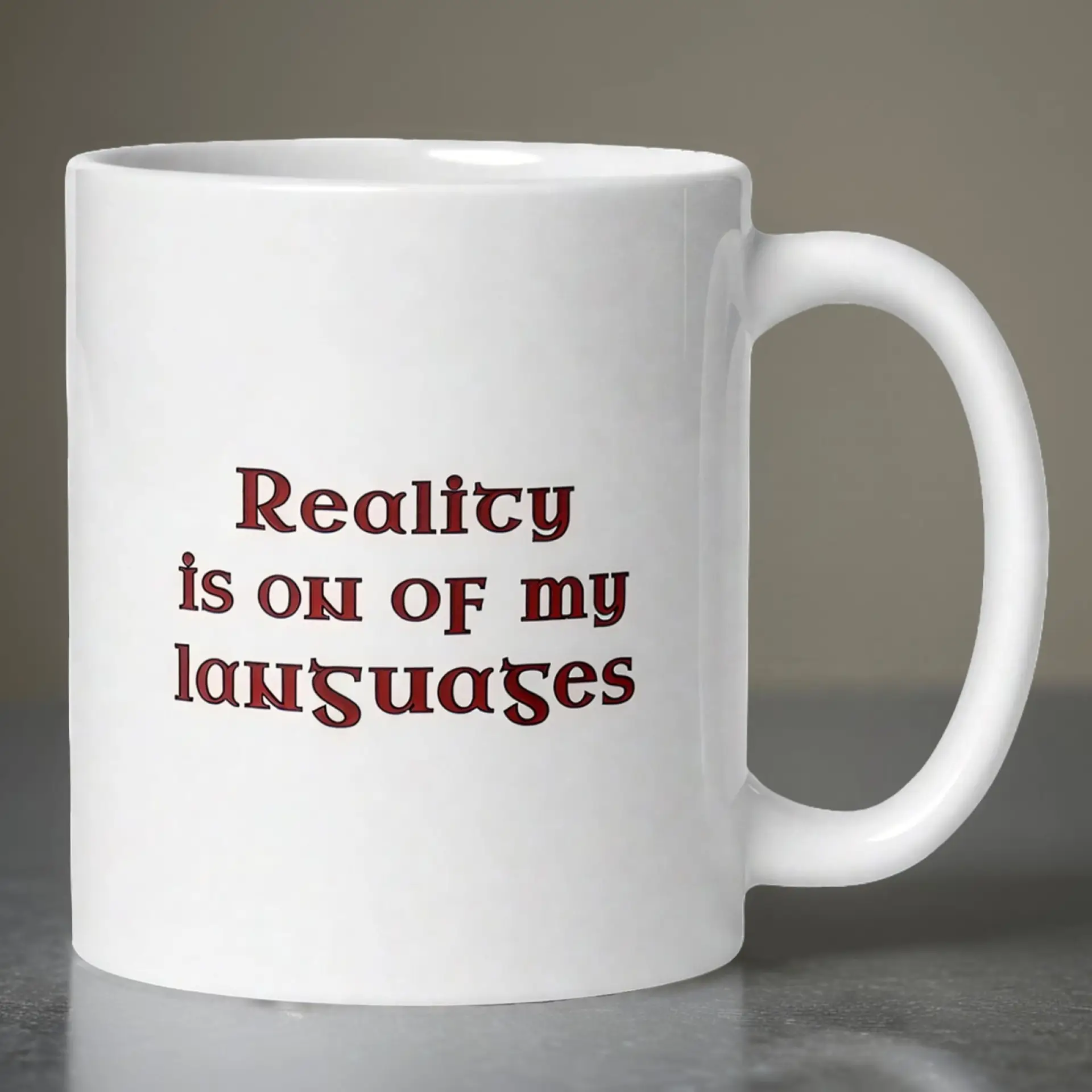 Pisces Zodiac 11oz ceramic coffee mug white back