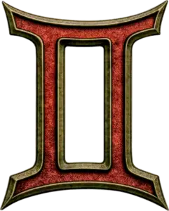 Gemini. Glyph