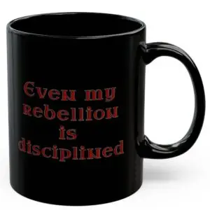 Capricorn Zodiac 11oz ceramic coffee mug black back