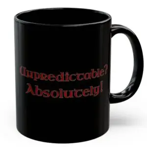 Gemini Zodiac 11oz ceramic coffee mug black back