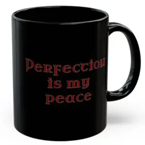 Virgo Zodiac 11oz ceramic coffee mug black back