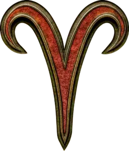 Aries. Glyph