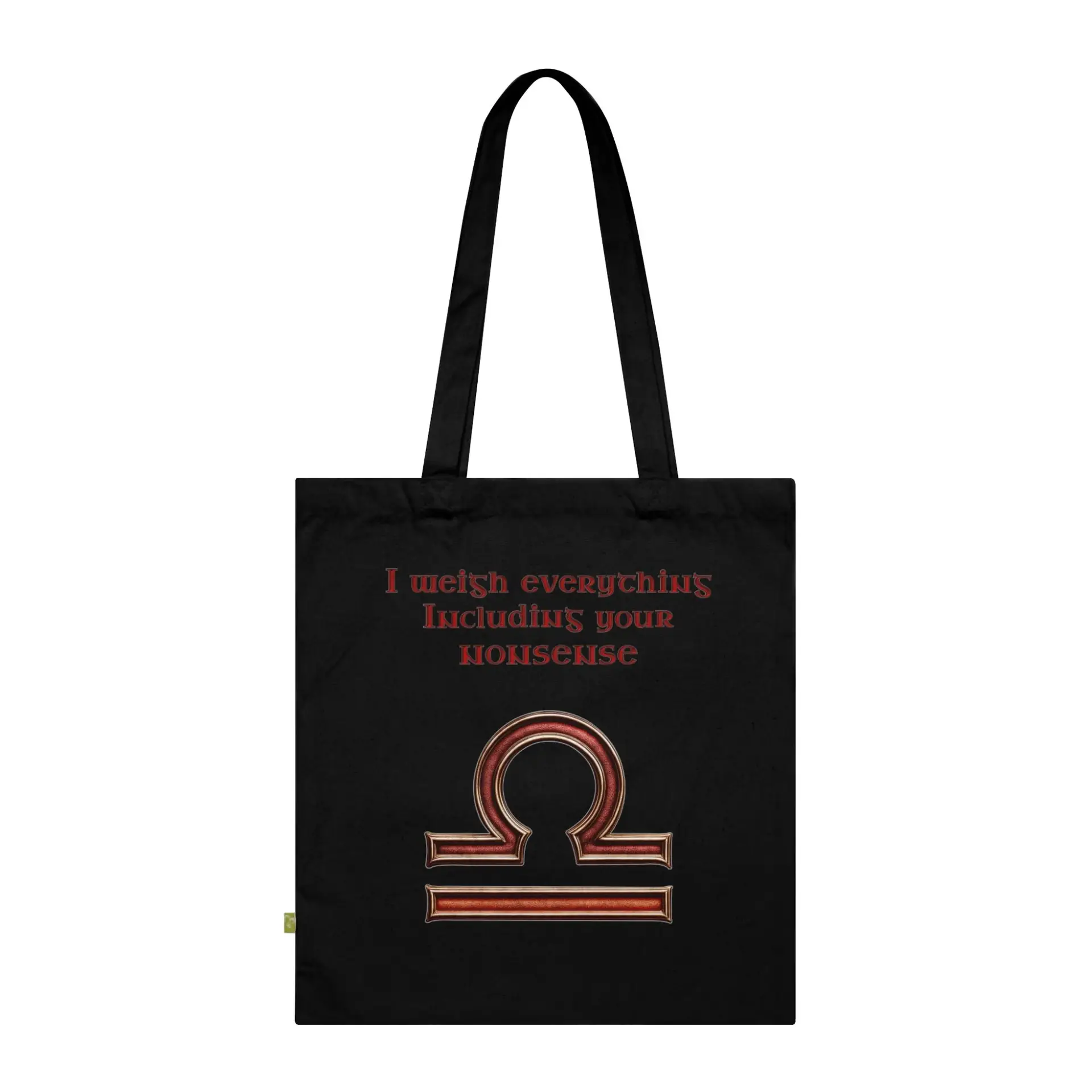Libra Horoscope Tote Bag black