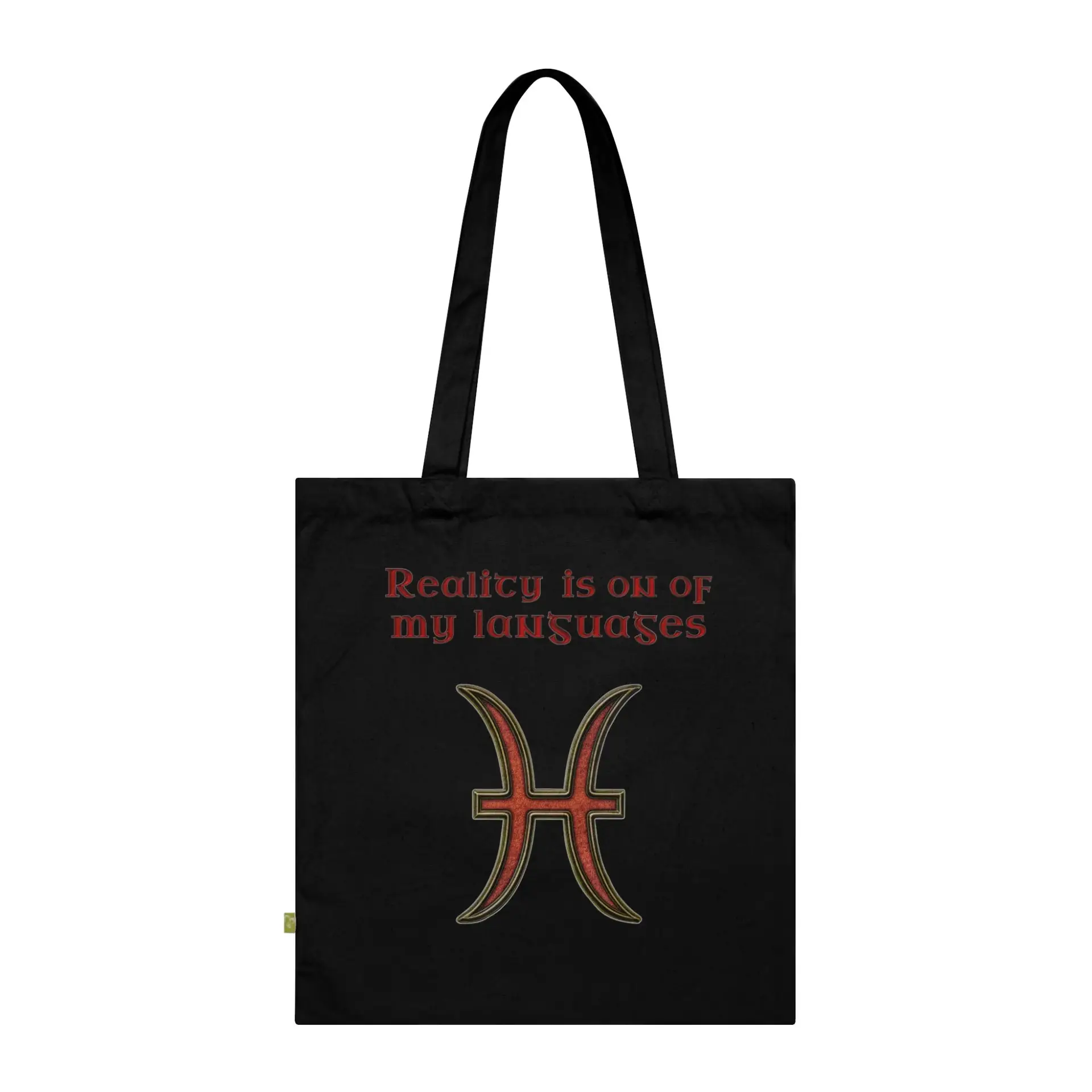 Pisces Horoscope Tote Bag black