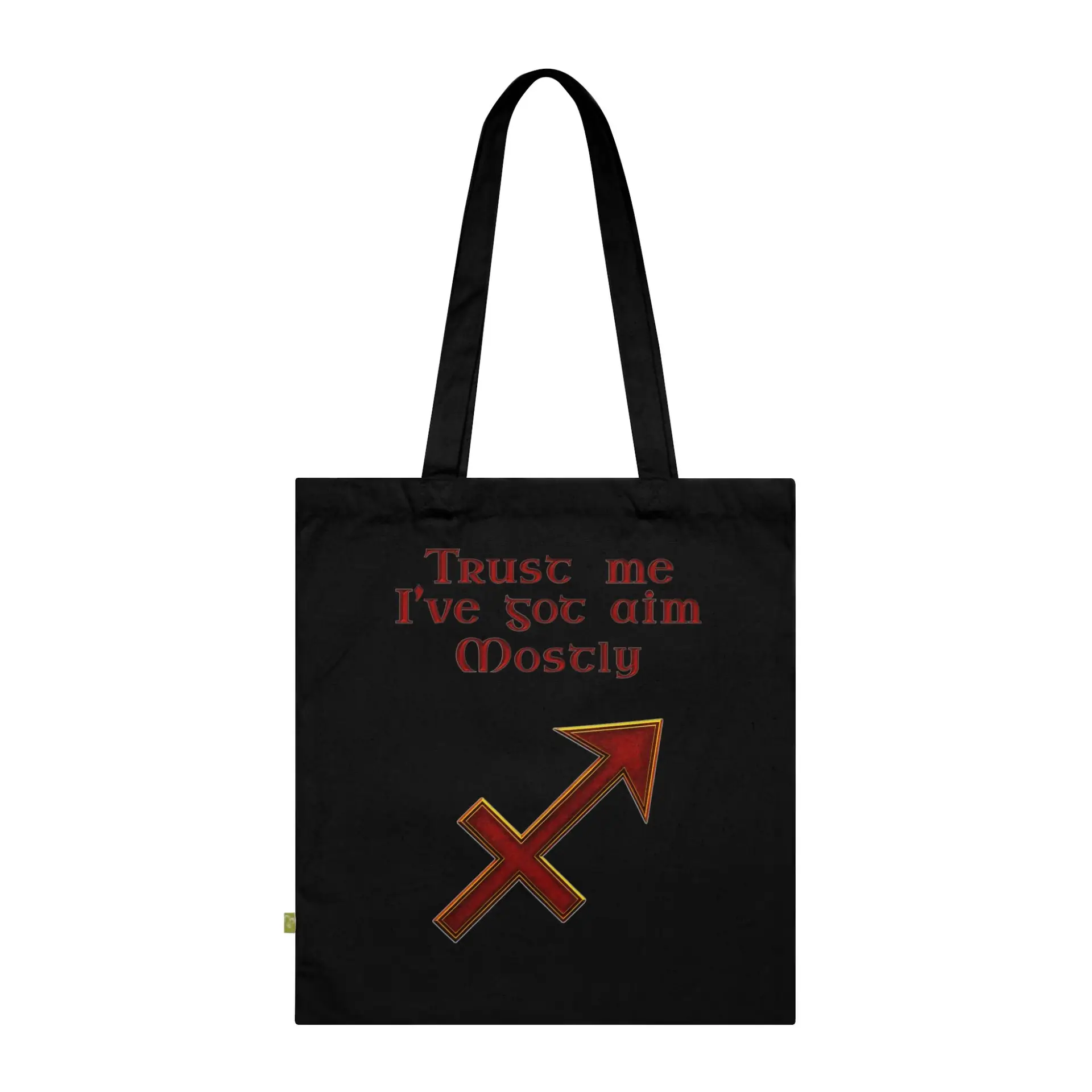 Sagittarius Horoscope Tote Bag black