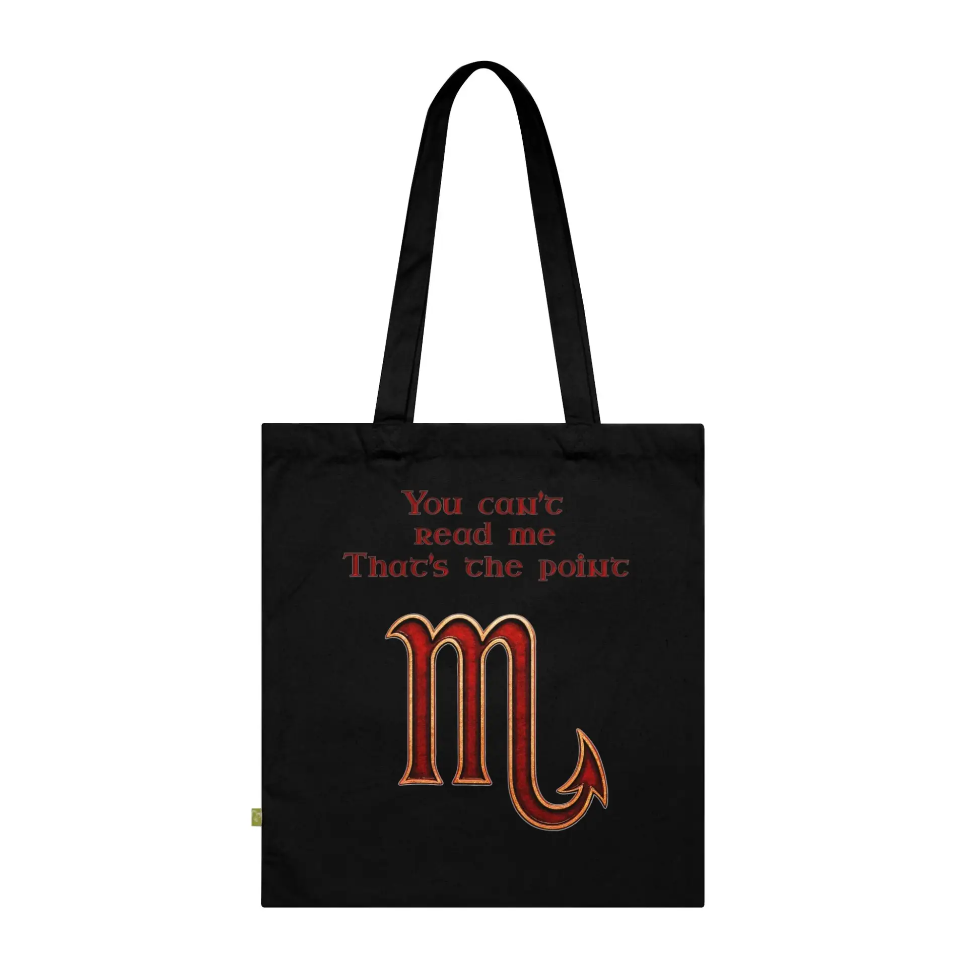 Scorpio Horoscope Tote Bag black
